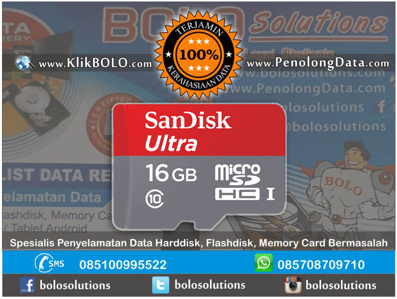 Recovery Data MSD Finish | Micro SD Sandisk 16GB Bagoes W Surabaya