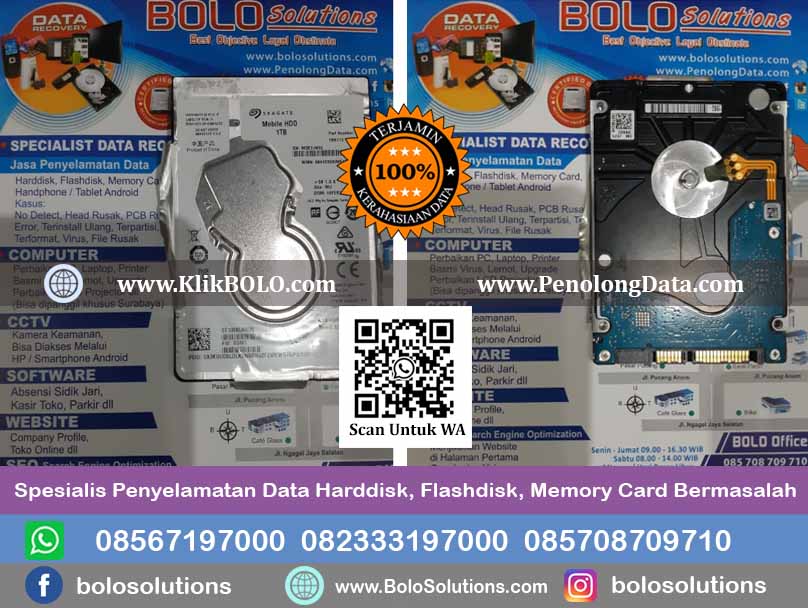 Recovery Data Seagate Mobile Hdd PT. PJB SERVICES Surabaya